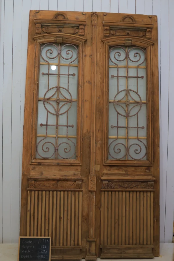 Antique French door Iron - lot B266 - Image 3