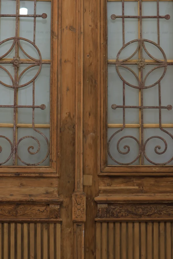 Antique French door Iron - lot B266 - Image 4