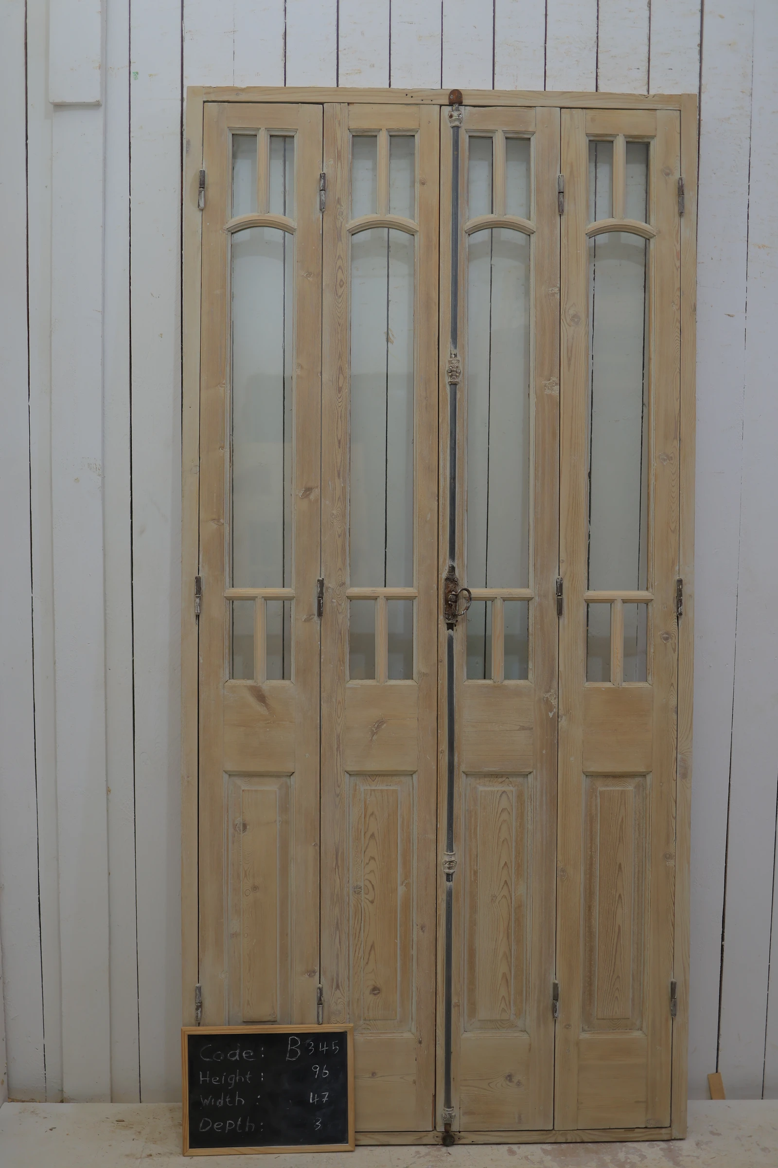 Antique French Glass door - lot B345 - Image 2