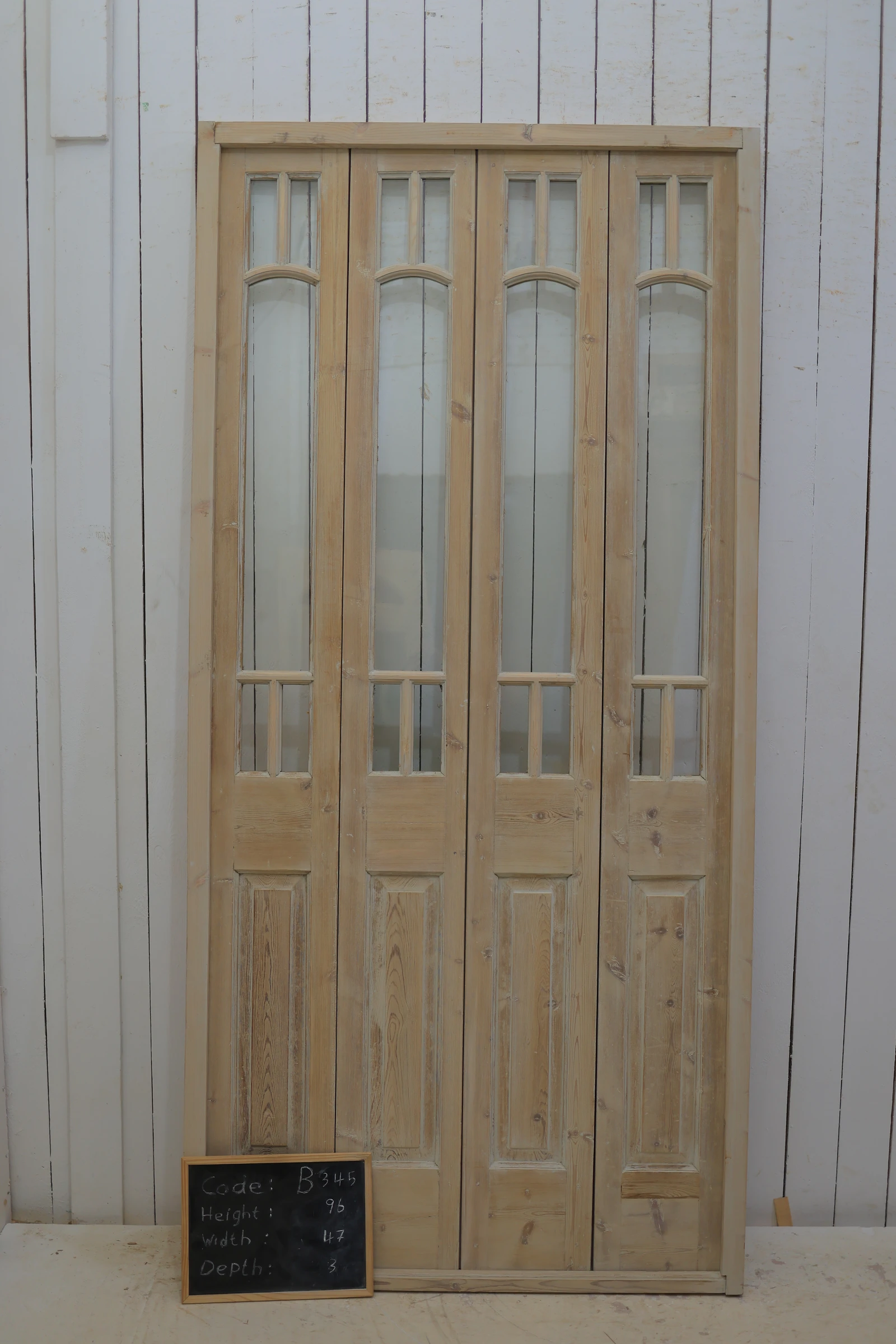 Antique French Glass door - lot B345