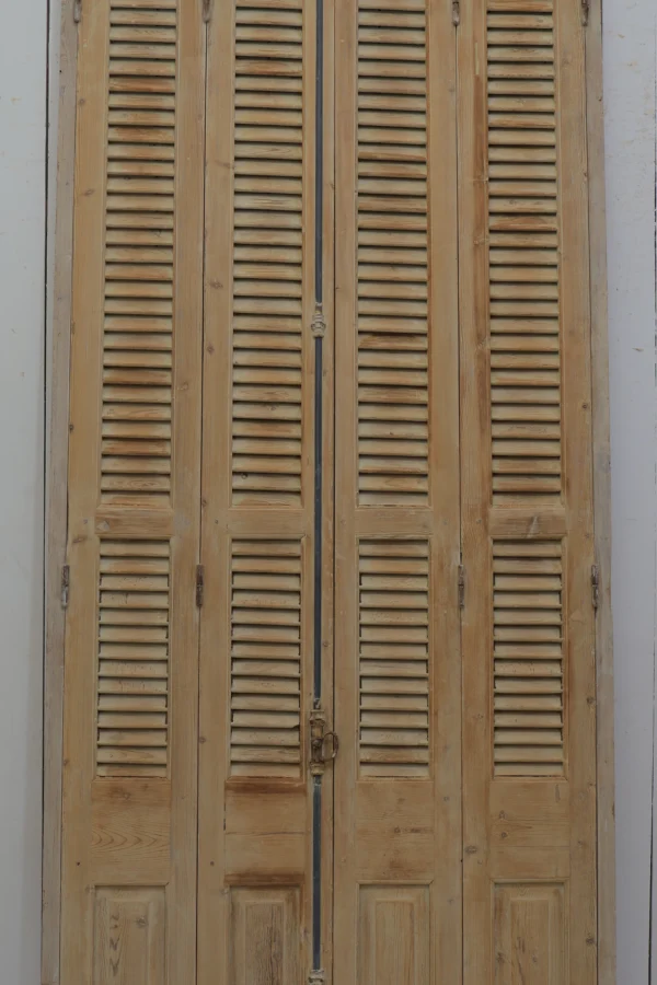 Antique French shutter box - lot B273 - Image 3