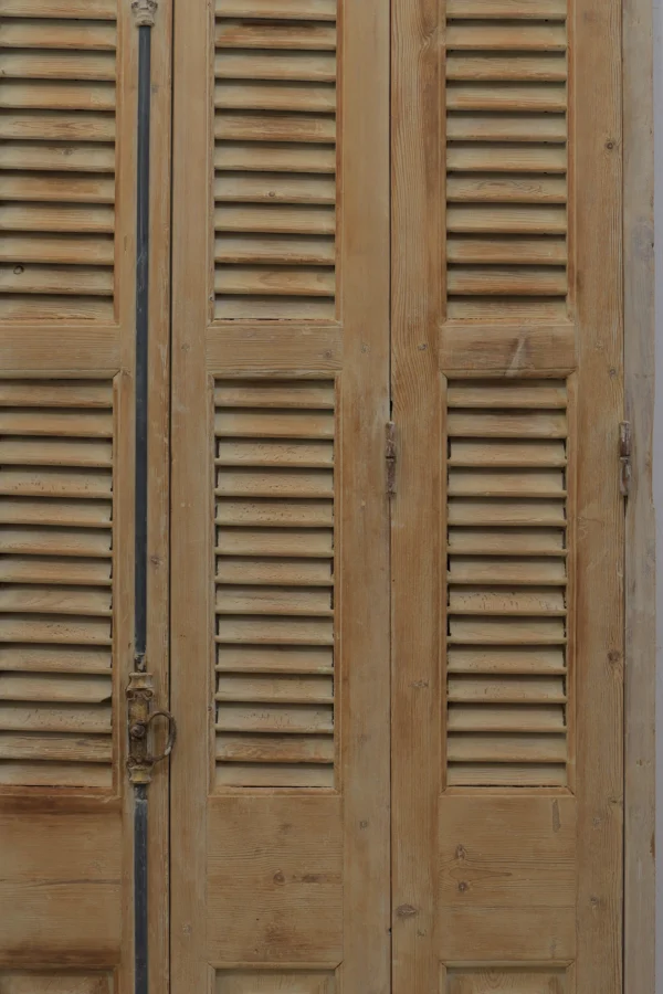 Antique French shutter box - lot B273 - Image 4