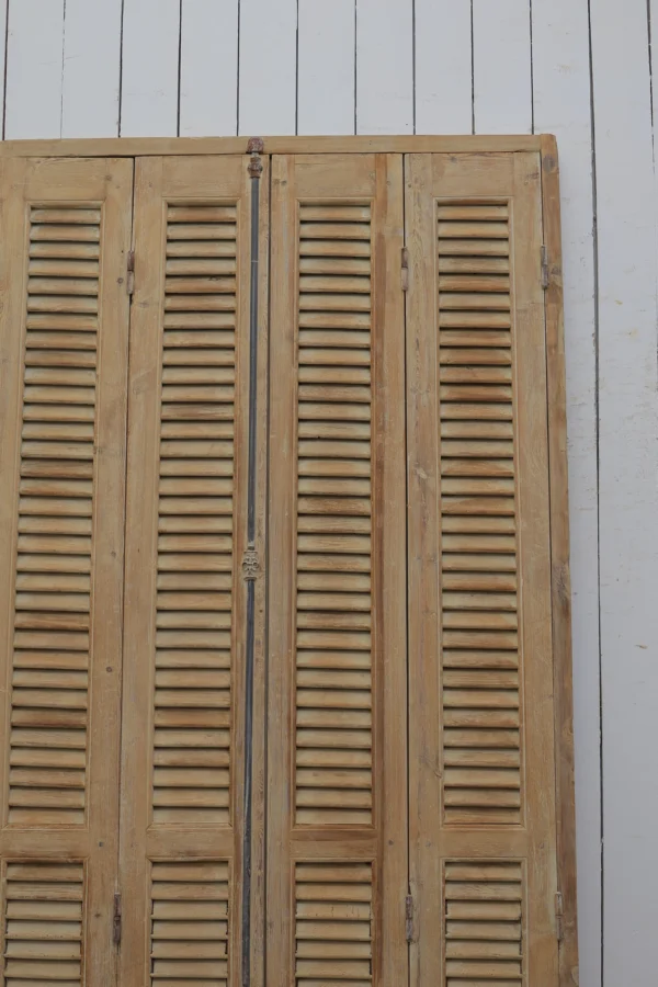 Antique French shutter box - lot B274 - Image 4