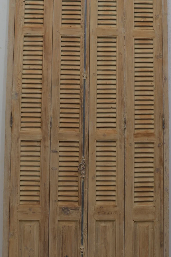 Antique French shutter box - lot B275 - Image 3
