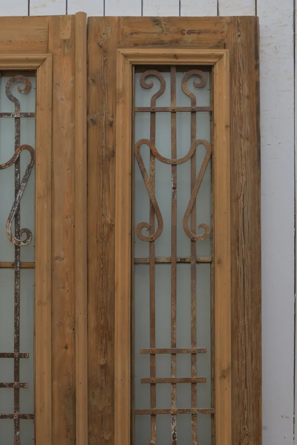 Antique French door Iron - lot B351 - Image 5