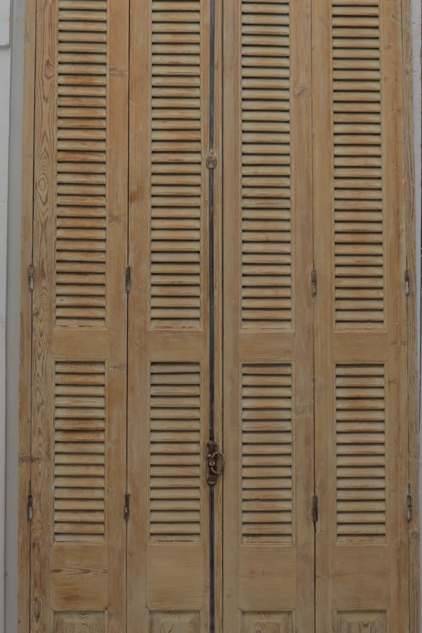 Antique French shutter box - lot B278 - Image 3