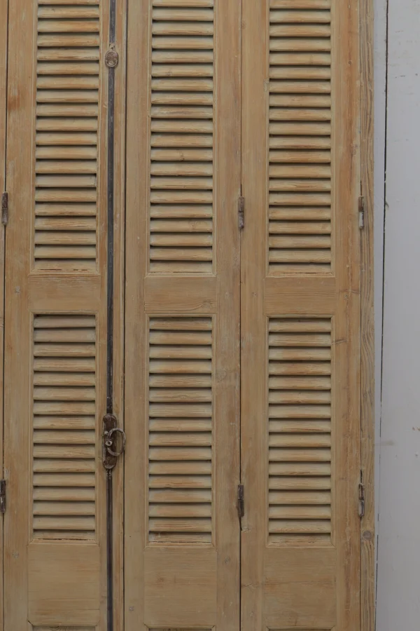 Antique French shutter box - lot B278 - Image 4