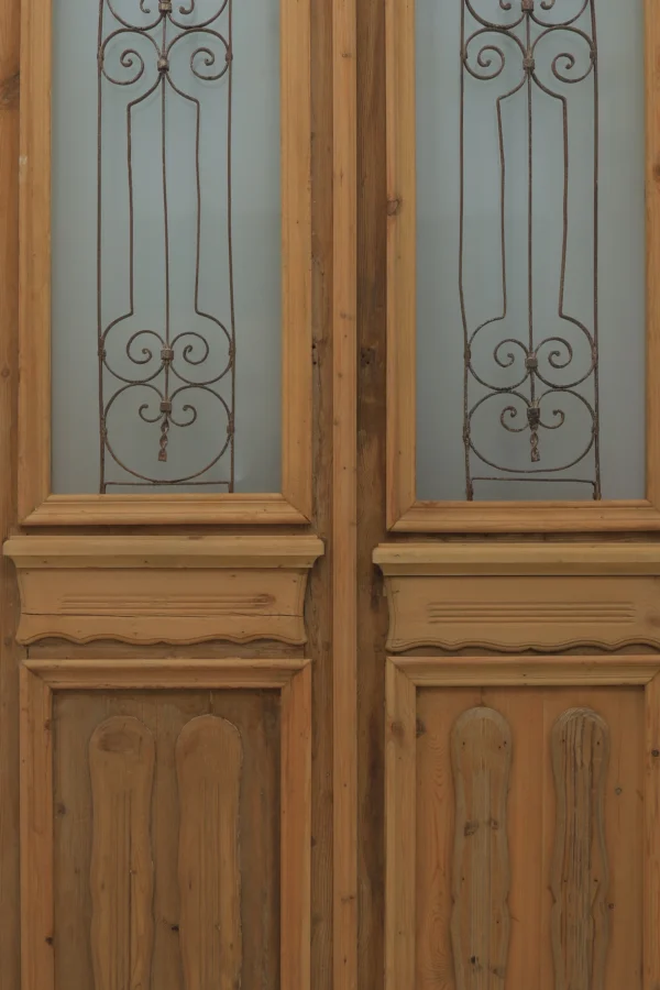 Antique French door Iron - lot B352 - Image 3