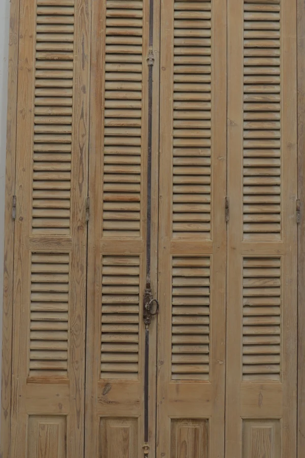 Antique French shutter box - lot B279 - Image 3