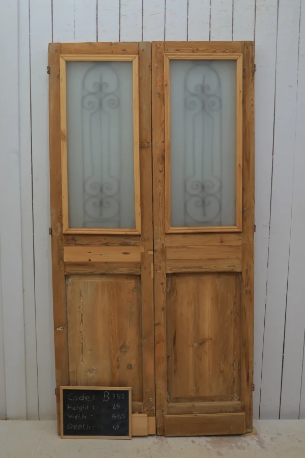 Antique French door Iron - lot B352 - Image 6