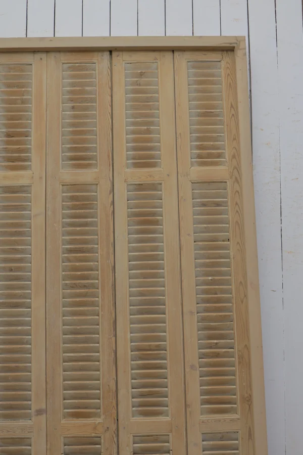 Antique French shutter box - lot B279 - Image 5