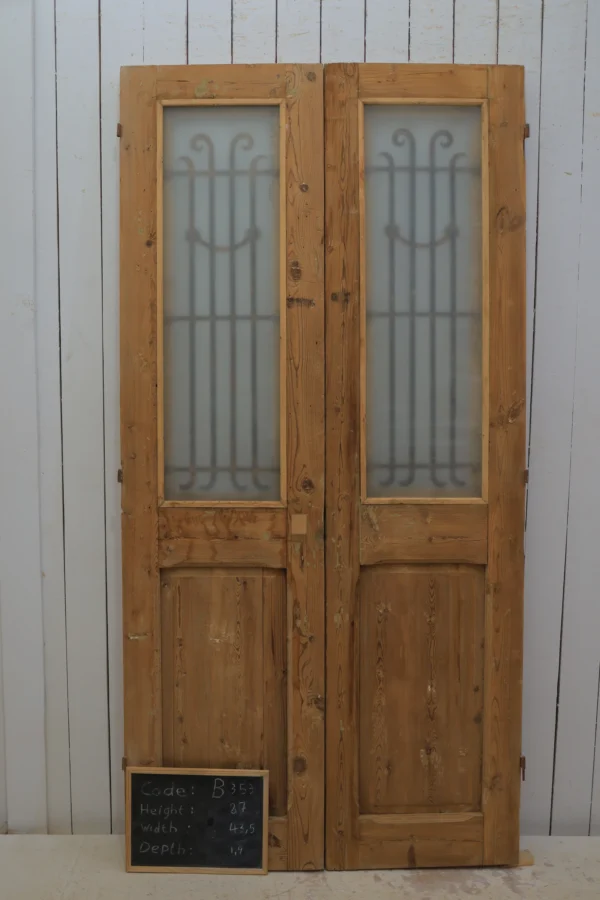 Antique French door Iron - lot B353 - Image 6