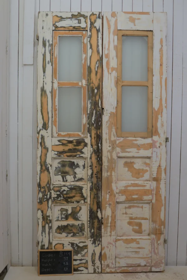 Antique French Glass door - lot B354 - Image 6