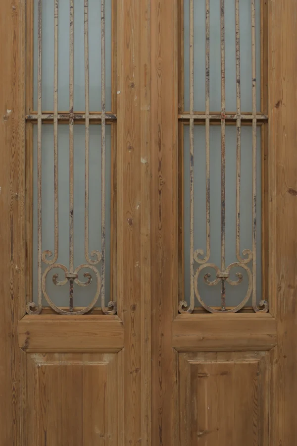 Antique French door Iron - lot B358 - Image 3