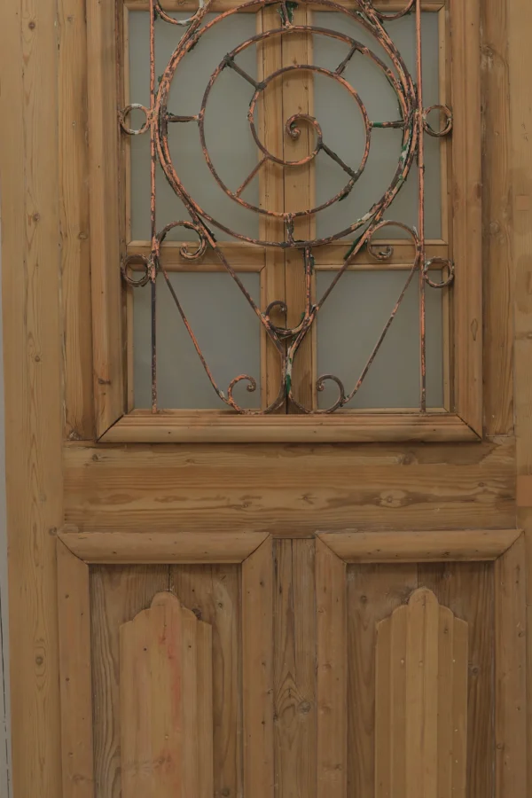 Antique French door Iron - lot B359 - Image 3