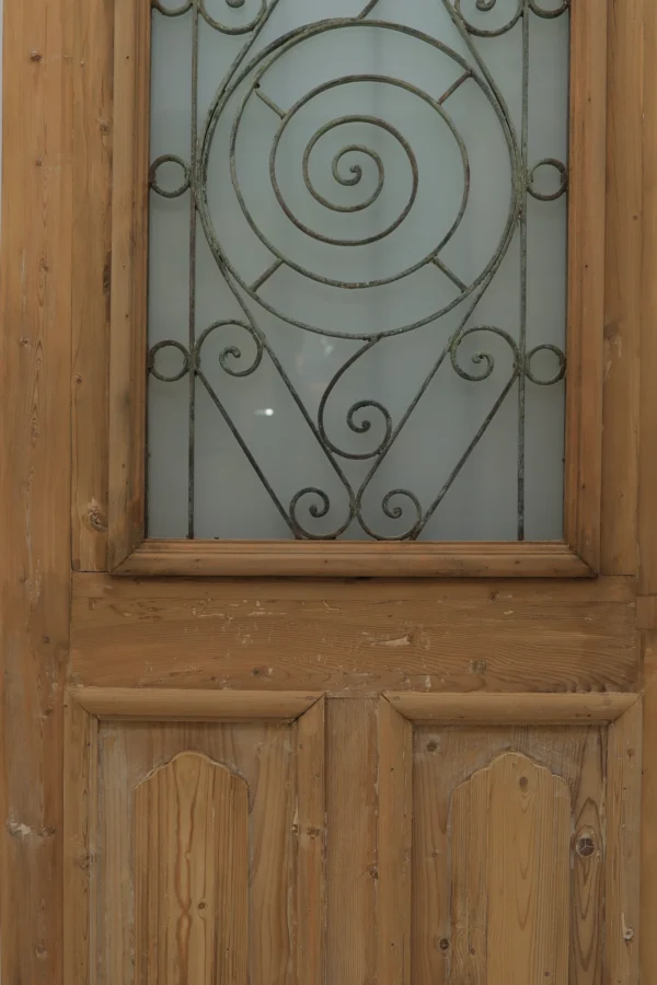 Antique French door Iron - lot B361 - Image 3