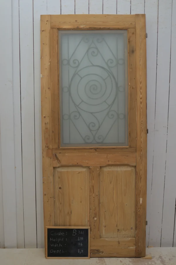Antique French door Iron - lot B361 - Image 6