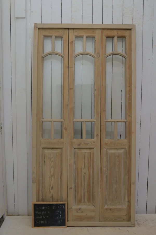 Antique French Glass door - lot B289