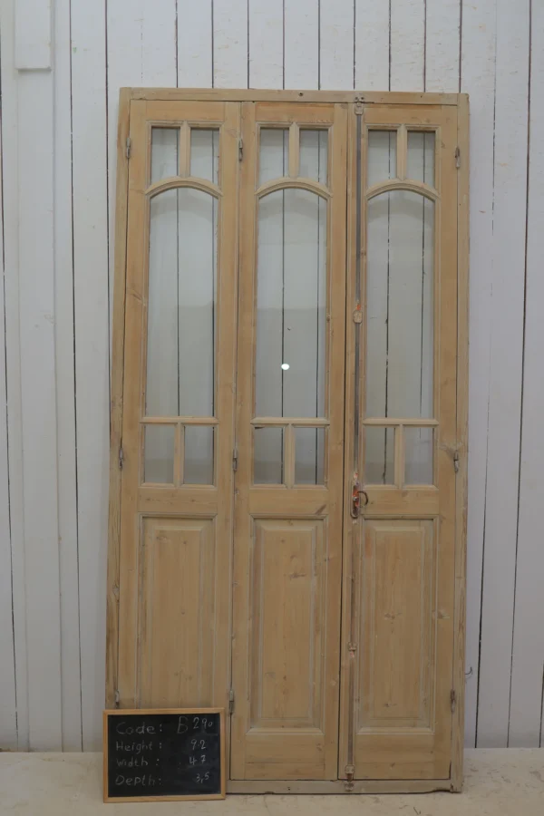 Antique French Glass door - lot B290 - Image 2