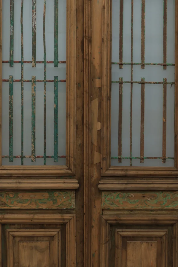Antique French door Iron - lot B364 - Image 3