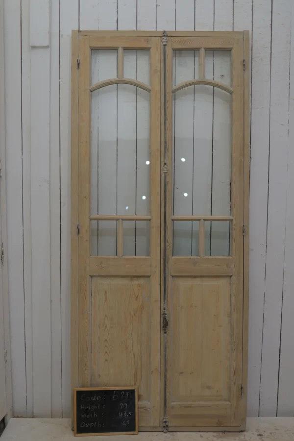 Antique French Glass door - lot B291