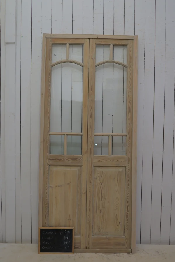 Antique French Glass door - lot B291 - Image 5