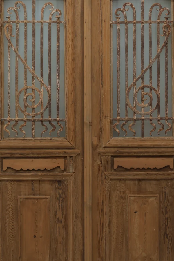 Antique French door Iron - lot B366 - Image 3