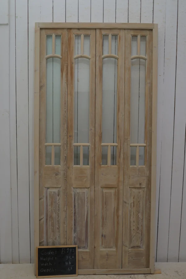 Antique French Glass door - lot B292