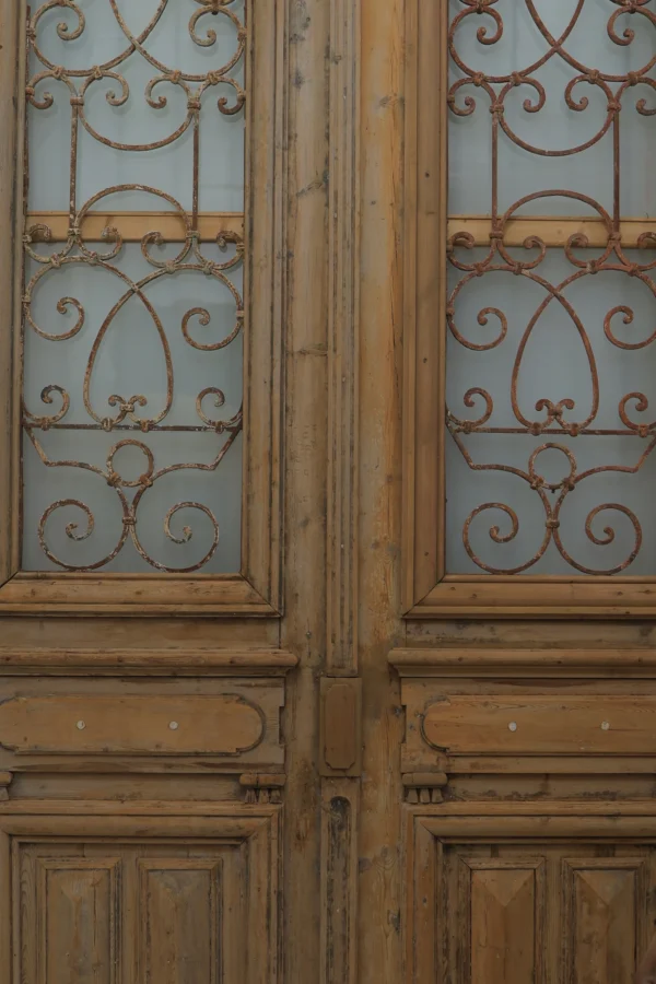 Antique French door Iron - lot B367 - Image 3