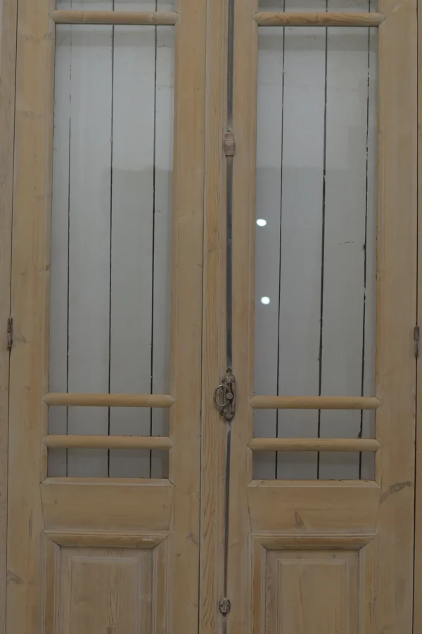 Antique French Glass door - lot B293 - Image 3
