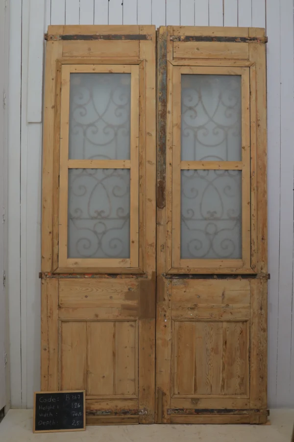 Antique French door Iron - lot B367 - Image 6