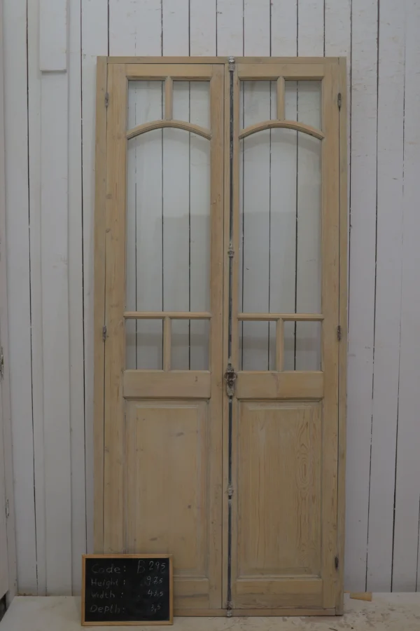 Antique French Glass door - lot B295 - Image 2