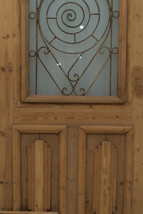 Antique French door Iron - lot B369 - Image 3