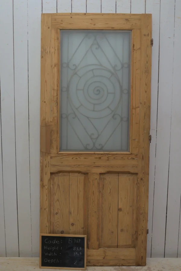 Antique French door Iron - lot B369 - Image 6