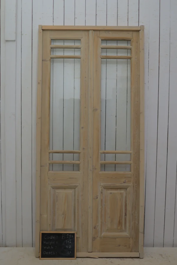 Antique French Glass door - lot B296
