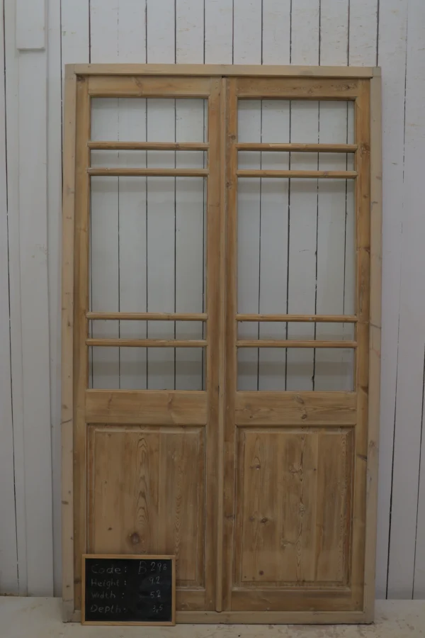 Antique French Glass door - lot B298
