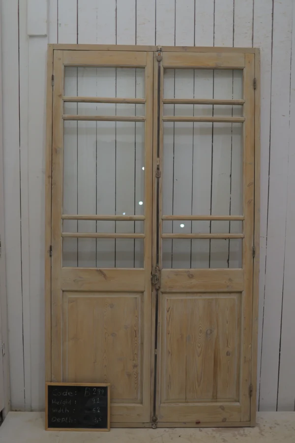 Antique French Glass door - lot B299