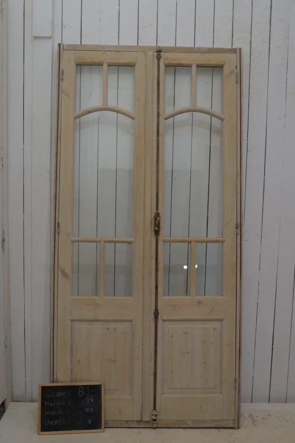Antique French Glass door - lot B300 - Image 2