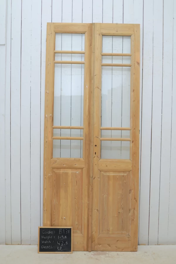 Antique French Glass door - lot B131