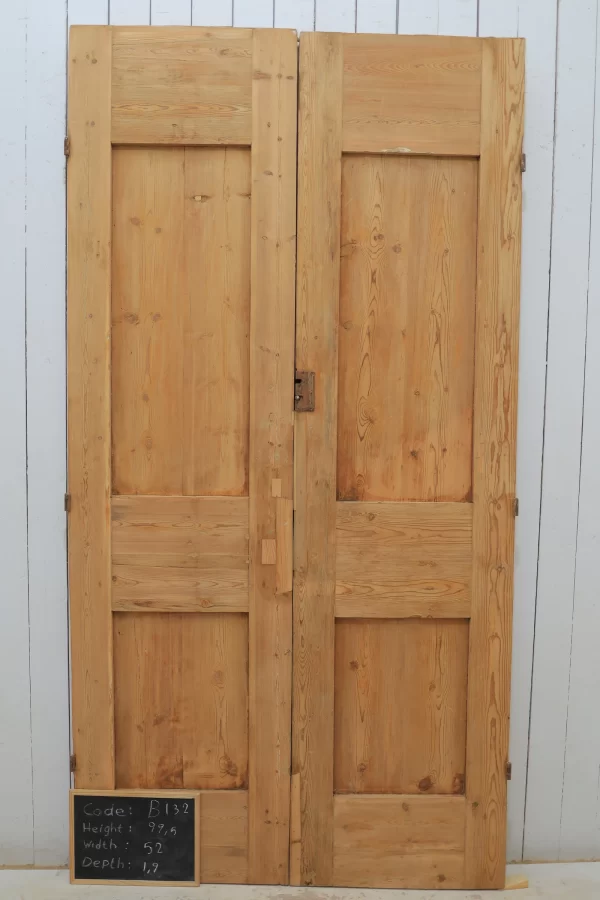 Antique French panel door - lot B132