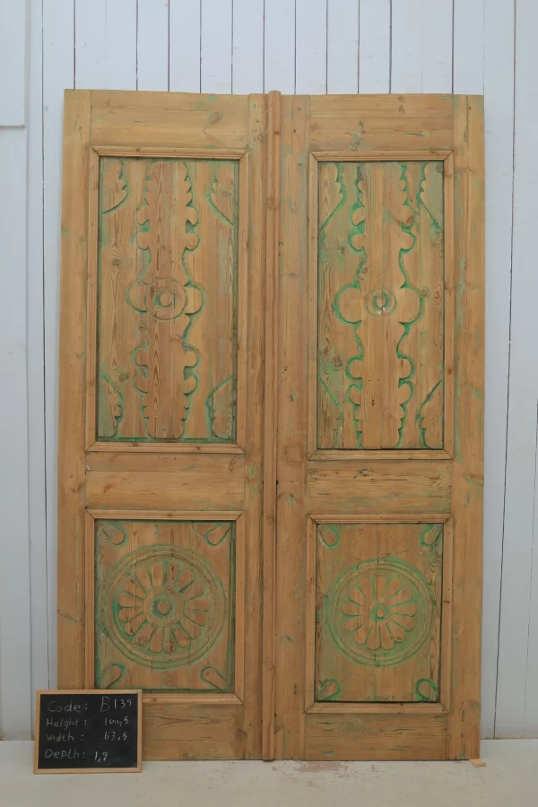 Antique French carved door - lot B135