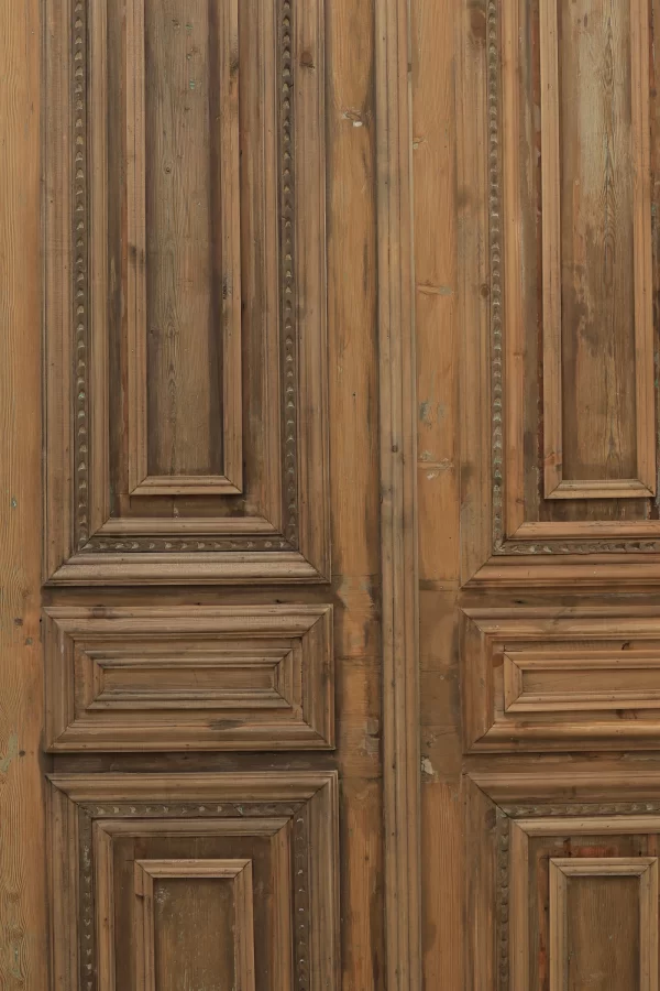 Antique French panel door - lot B142 - Image 3