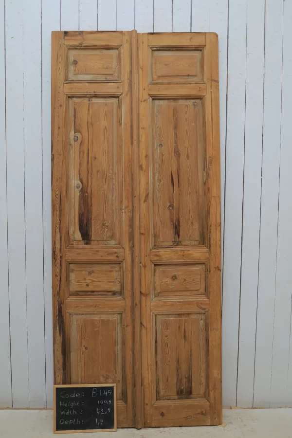 Antique French panel door - lot B145