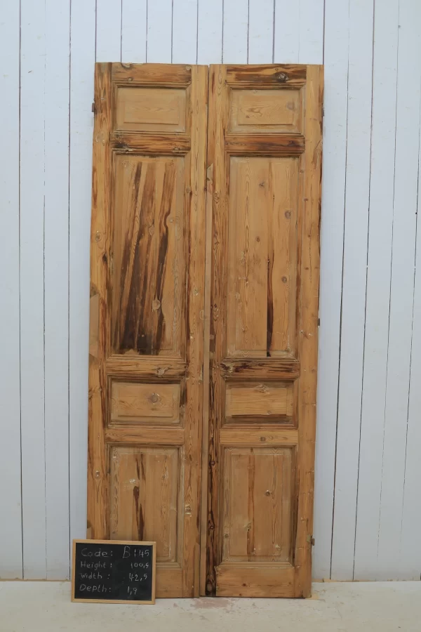 Antique French panel door - lot B145 - Image 6