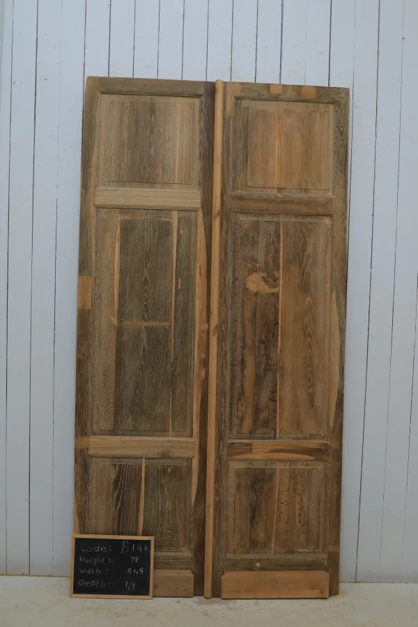 Antique French panel door - lot B148