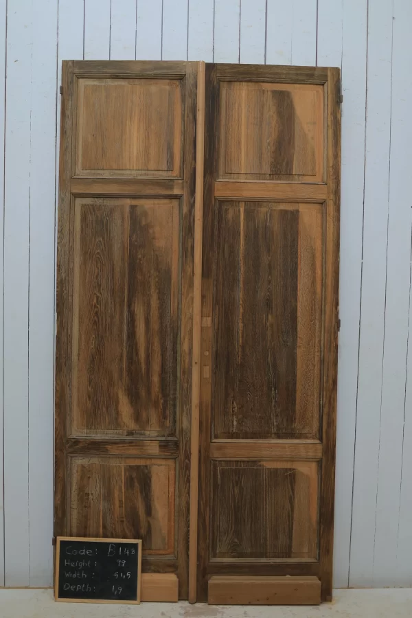 Antique French panel door - lot B148 - Image 6