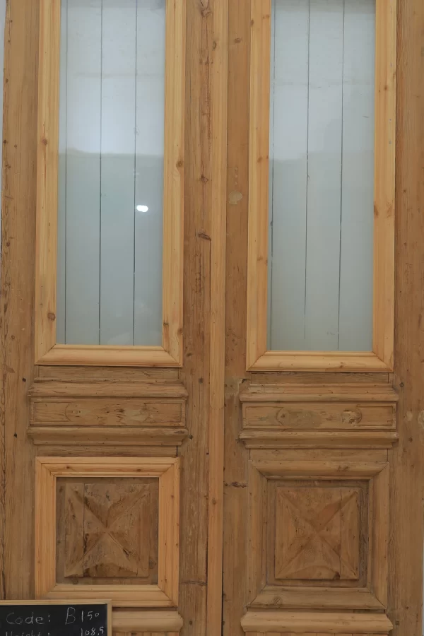 Antique French Glass door - lot B150 - Image 3