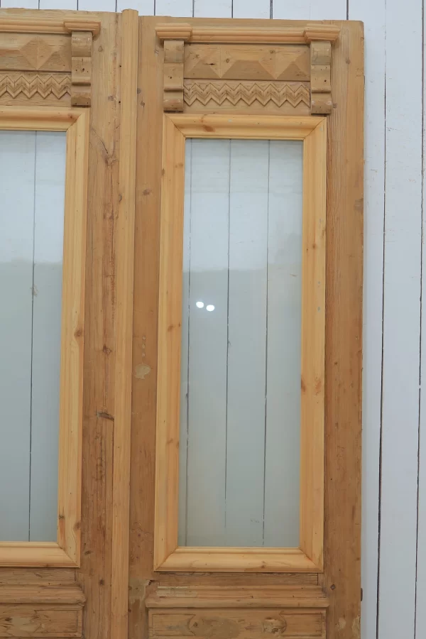 Antique French Glass door - lot B150 - Image 4