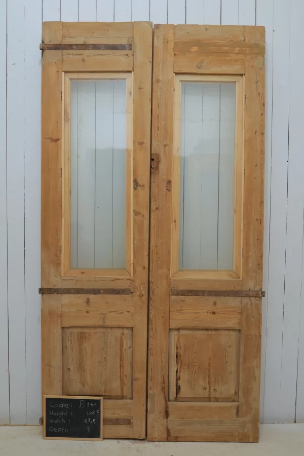 Antique French Glass door - lot B150 - Image 6