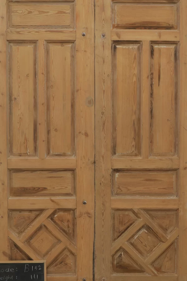 Antique French panel door - lot B152 - Image 3